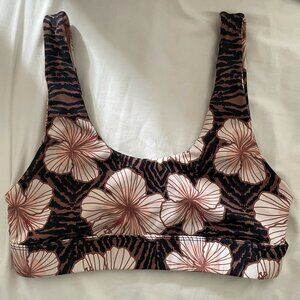 Benoa Swim Brown Wild Thing Active Sports Bra